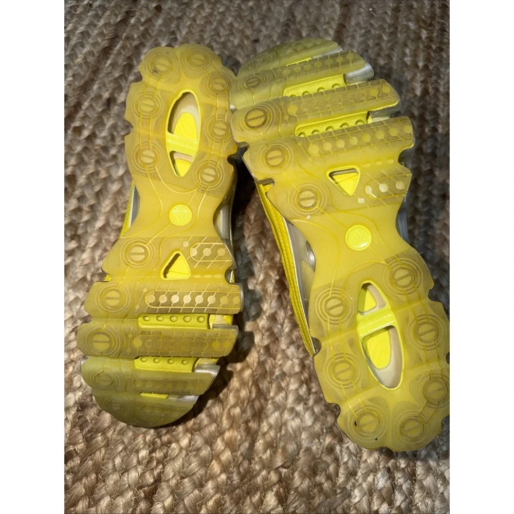 Adidas Microbounce T1 Shoes Size 7.5 Shock Yellow 779001 Rare Color